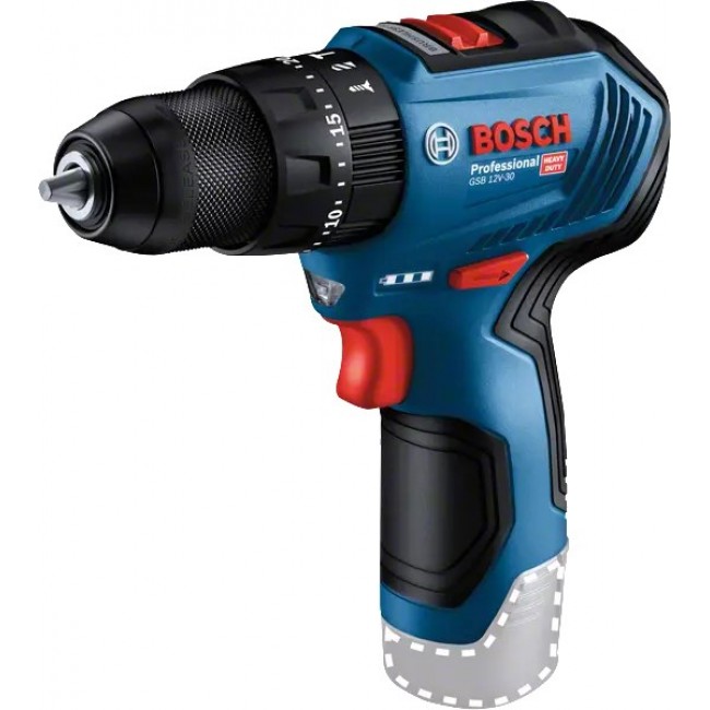 Bosch GSB 12V-30 Professional 1600 RPM Keyless 820 g