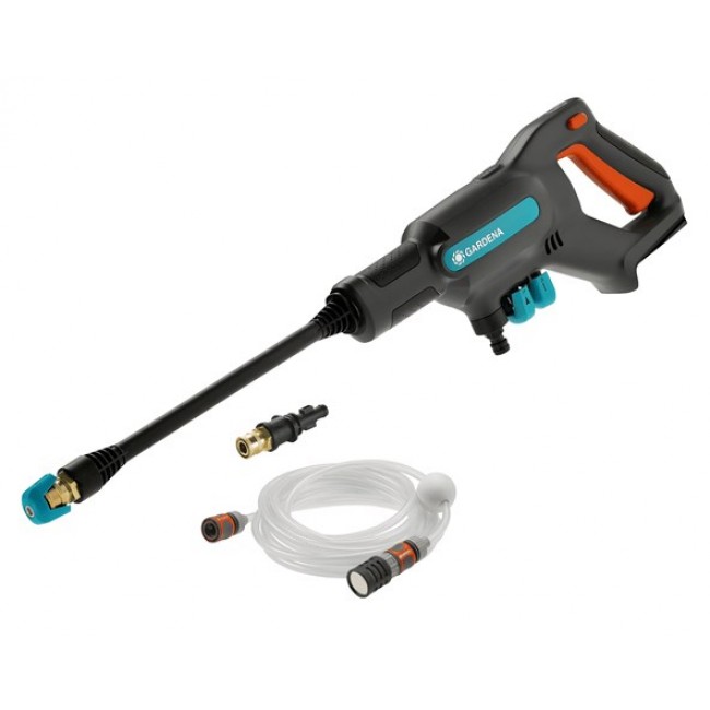Gardena AquaClean 24/18V P4A pressure washer Compact Battery 250 l/h Black, Blue, Orange