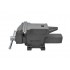 Heavy fixed vise with anvil 125mm