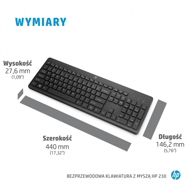 HP 230 Wireless Mouse and Keyboard Combo