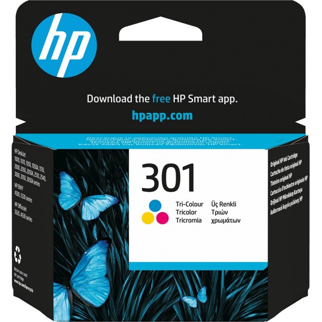 HP 301 Tri-color Original Ink Cartridge