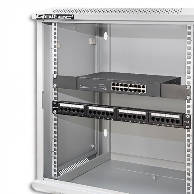 Qoltec 54485 RACK cabinet 19 Qoltec 54485 RACK cabinet 19