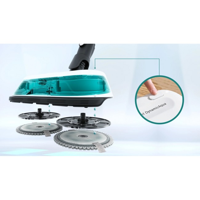 Bosch BCS71HYG4 Cordless 2-in-1 hoover, vacuuming and mopping Unlimited 7 ProHygienic Aqua White Bosch BCS71HYG4 Cordless 2-in-1 hoover, vacuuming and mopping Unlimited 7 ProHygienic Aqua White
