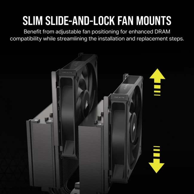 Corsair AF ELITE A115 Processor Air cooler 14 cm Black 1 pc(s) Corsair AF ELITE A115 Processor Air cooler 14 cm Black 1 pc(s)