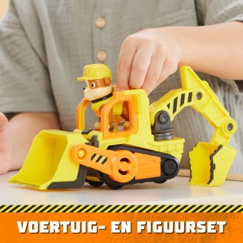 Rubble & Crew, Rubble s Bulldozer Toy Truck with Movable Parts and a Collectible Action Figure, Kids Toys for Ages 3 and Up