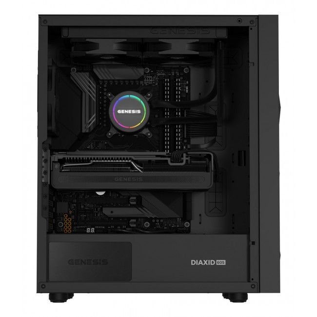 GENESIS NLG-2318 computer cooling system Computer case Liquid cooling kit Black GENESIS NLG-2318 computer cooling system Computer case Liquid cooling kit Black