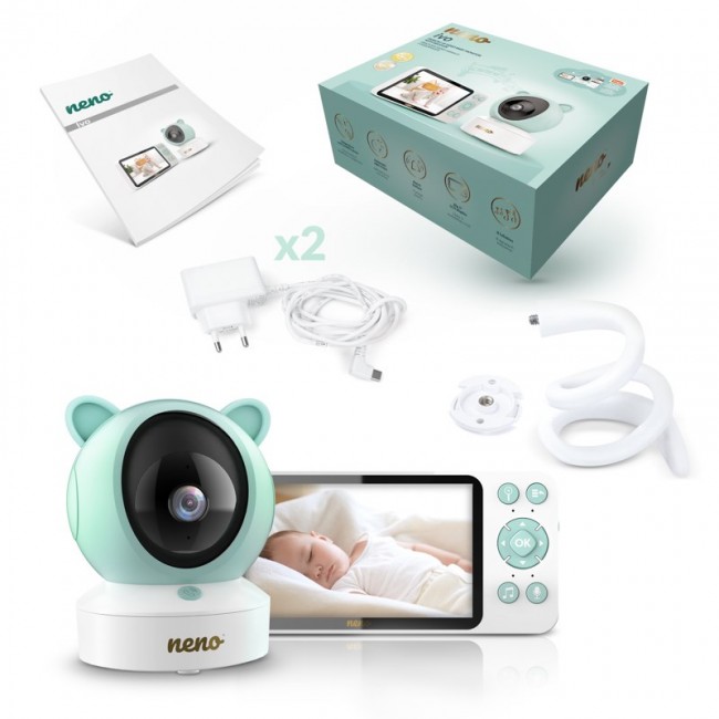 Neno ivo rotating video baby monitor with wireless receiver Neno ivo rotating video baby monitor with wireless receiver