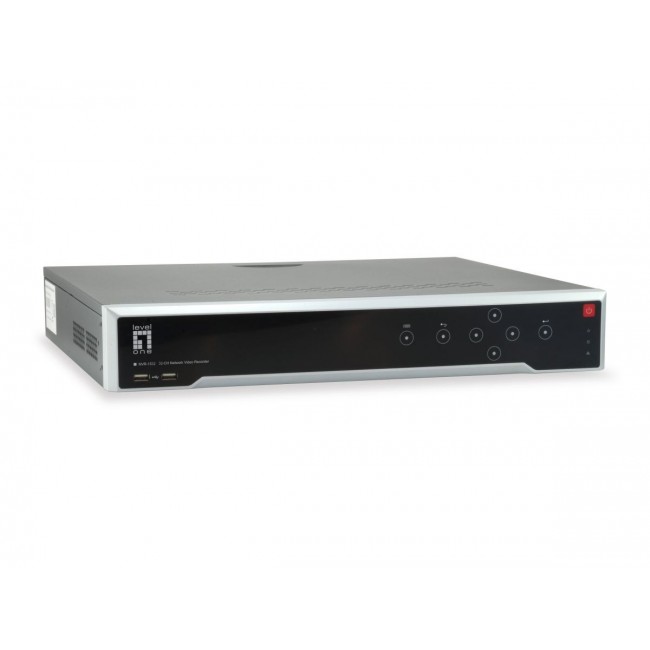 LevelOne NVR-1332 4-Bay Network Video recoder, H265 LevelOne NVR-1332 4-Bay Network Video recoder, H265
