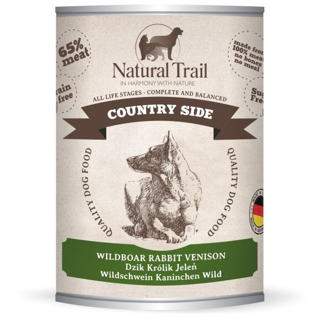 NATURAL TRAIL Country side - wet dog food - 800g NATURAL TRAIL Country side - wet dog food - 800g