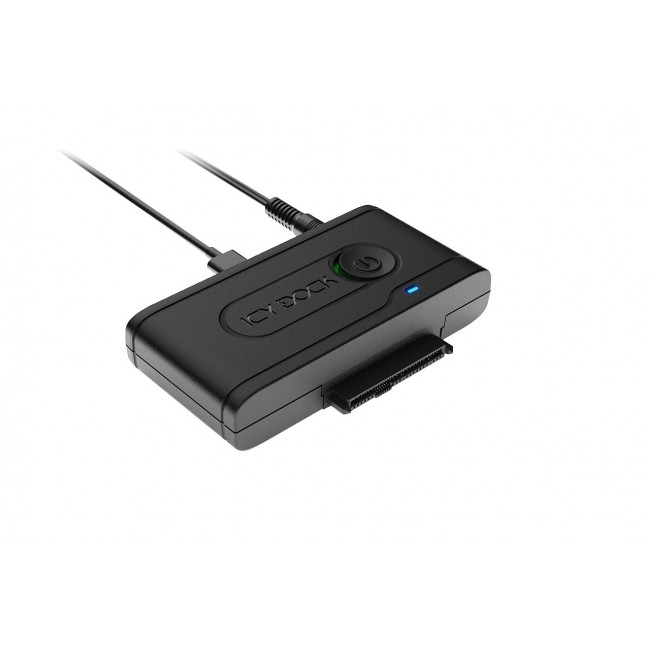 Icy Dock EZ-Adapter Ex MB931U-1VB R1 USB-C+A Gen 2 (10Gbps) to U.2 NVMe SSD Thunderbolt 4 Port Compatible Reader Adapter