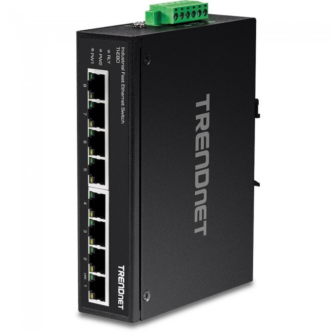 Trendnet TI-E80 network switch Unmanaged Fast Ethernet (10/100) Black Trendnet TI-E80 network switch Unmanaged Fast Ethernet (10/100) Black