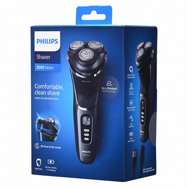 Philips S3343/13 men's shaver Rotation shaver Trimmer Black, Chrome Philips S3343/13 men's shaver Rotation shaver Trimmer Black, Chrome