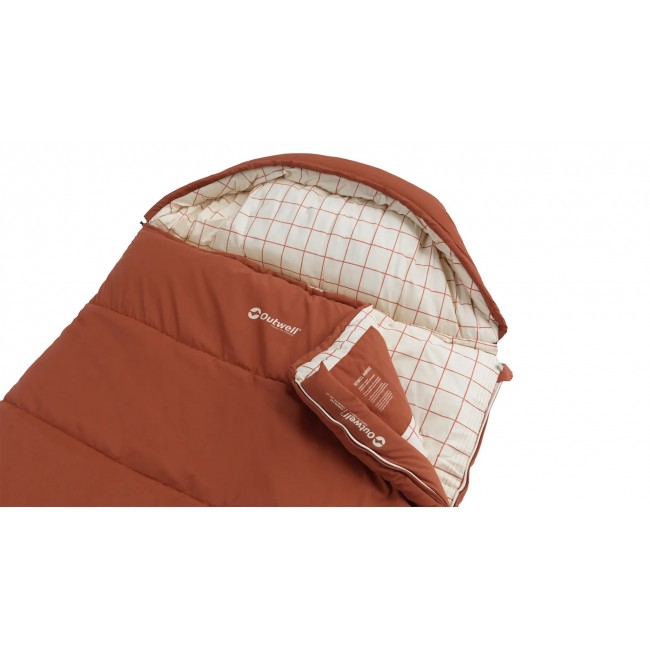 Outwell 230501 sleeping bag Adult Semi-rectangular sleeping bag Polyester Red