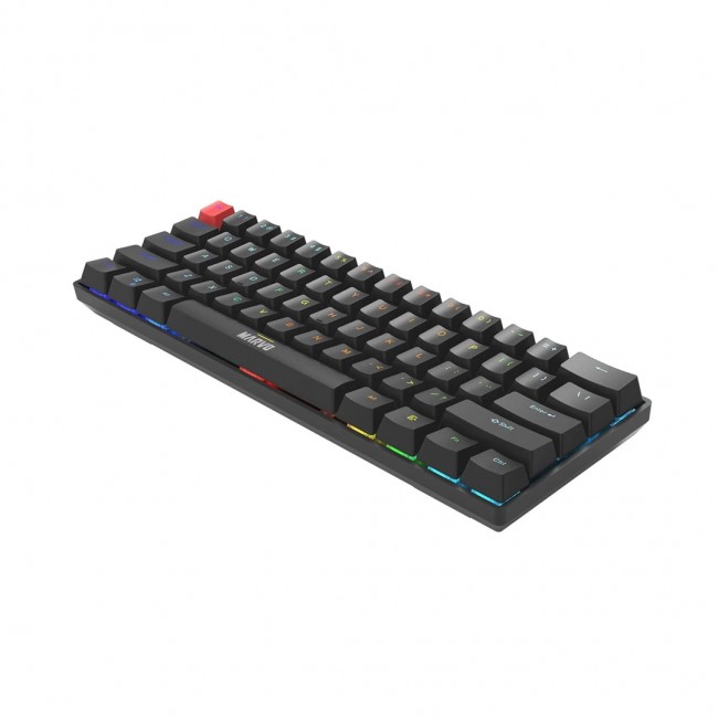Marvo Scorpion KG933G Saber 61 Wired Mechanical RGB 60% UK Layout Gaming (Black) keyboard QWERTY