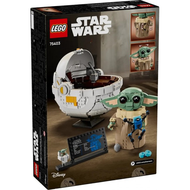 LEGO STAR WARS 75403 Grogu with Hover Pram