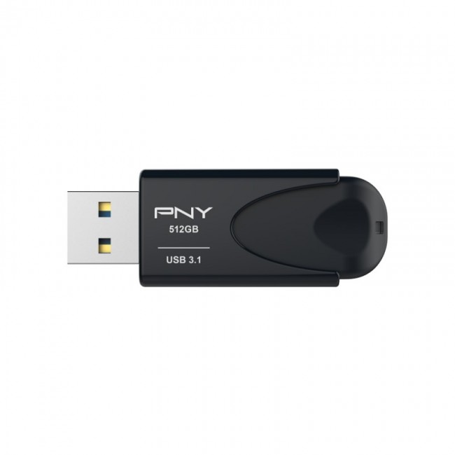 PNY Attache 4 USB flash drive 512 GB USB Type-A 3.2 Gen 1 (3.1 Gen 1) Black