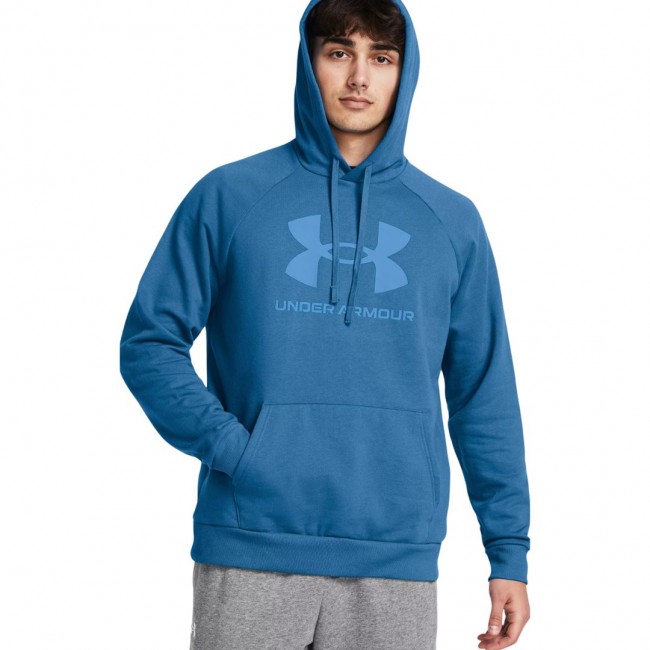 Under Armour Rival Fleece Logo HD Men's Sweatshirt blue 1379758 406 M Under Armour Rival Fleece Logo HD Men's Sweatshirt blue 1379758 406 M