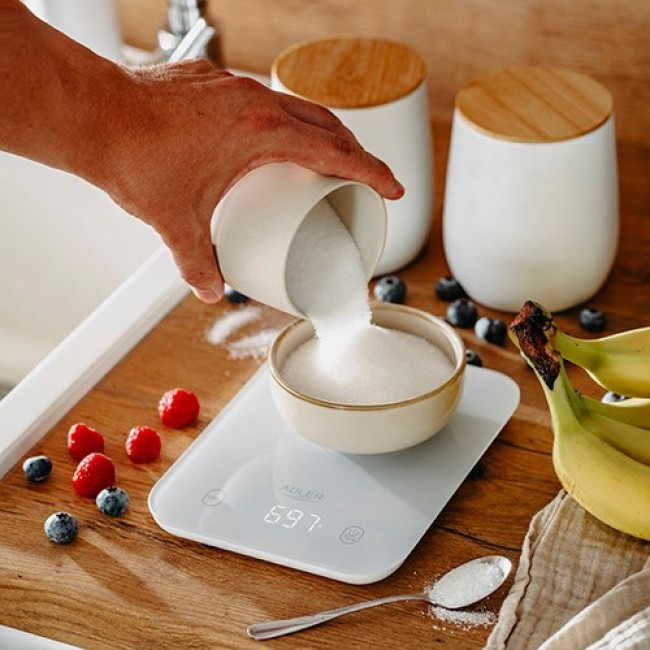 ADLER AD 3181 grey kitchen scale