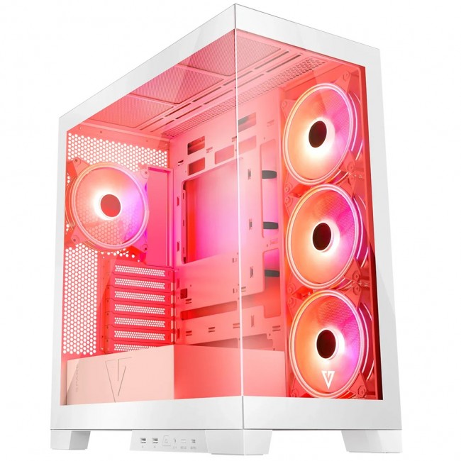 Modecom Volcano SPACE APEX ARGB MIDI Midi Tower White Modecom Volcano SPACE APEX ARGB MIDI Midi Tower White