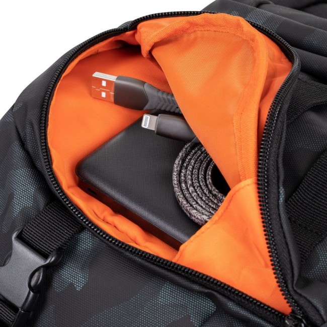 Rivacase Sherwood backpack Rucksack Camouflage, Navy Polyester, Polyurethane