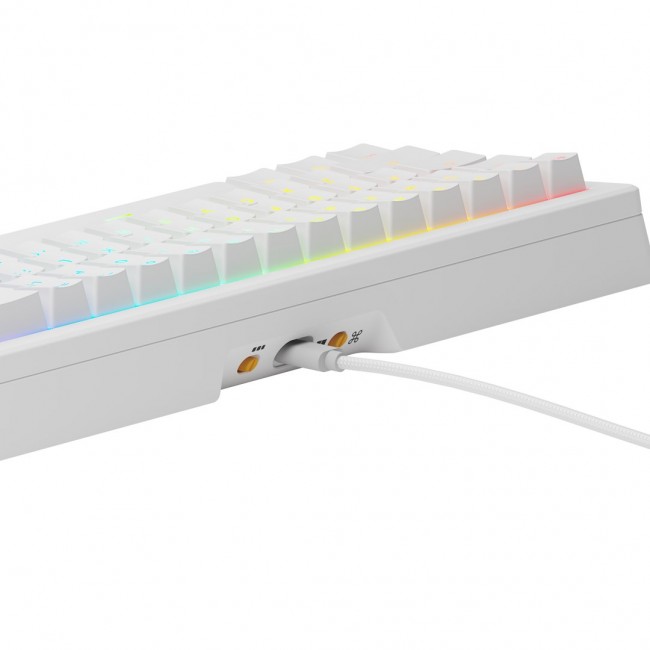 Glorious PC Gaming Race GMMK 3 Prebuilt keyboard USB QWERTY US English White