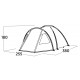 Easy Camp Kinn 4 Green Dome/Igloo tent