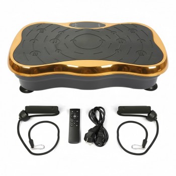 Extralink Moonwalk Spin Move Platofrma Wibracyjna do Cwiczen Fitness 200W zlota