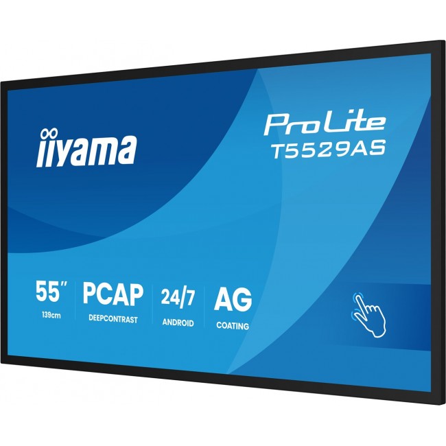 iiyama T5529AS-B1AG Signage Display Kiosk design 138.7 cm (54.6 iiyama T5529AS-B1AG Signage Display Kiosk design 138.7 cm (54.6
