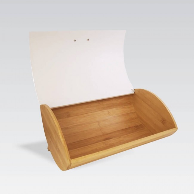 Maestro MR-1775-IVORY bread box Other Ivory, Wood Bamboo, Metal