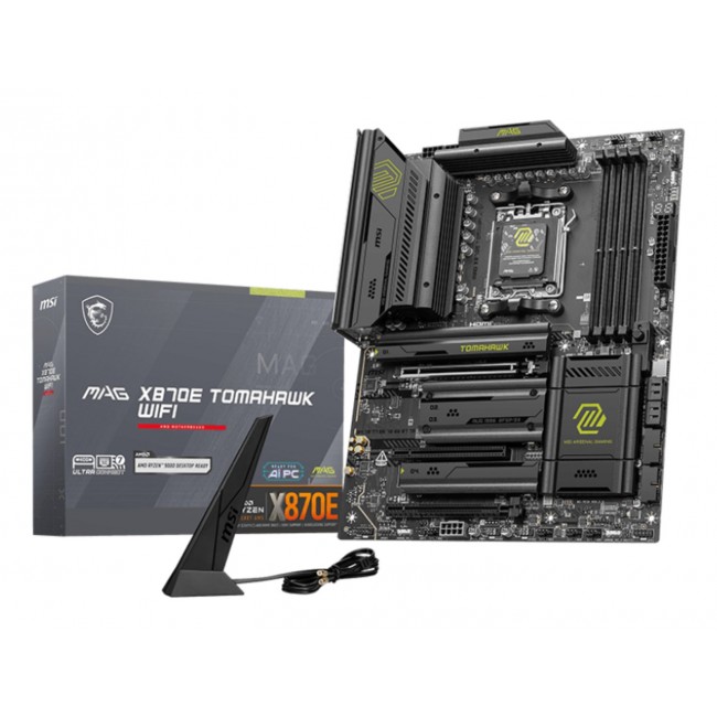 MSI MAG X870E TOMAHAWK WIFI motherboard AMD X870E Socket AM5 ATX MSI MAG X870E TOMAHAWK WIFI motherboard AMD X870E Socket AM5 ATX