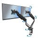 Esperanza ERW020 Gas desk mount for two monitors 17-27 up to 6kg