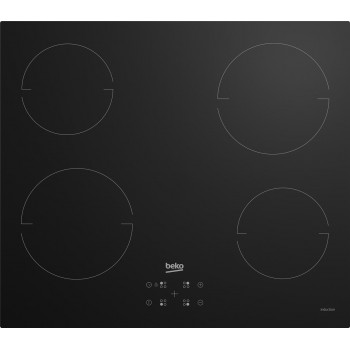 Beko HII64401QT Black Built-in 60 cm Zone induction hob 4 zone(s)