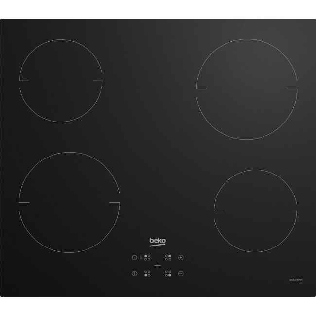 Beko HII64401QT Black Built-in 60 cm Zone induction hob 4 zone(s) Beko HII64401QT Black Built-in 60 cm Zone induction hob 4 zone(s)