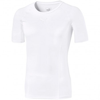 Puma LIGA Baselayer Tee SS Men's T-Shirt white 655918 04 XL