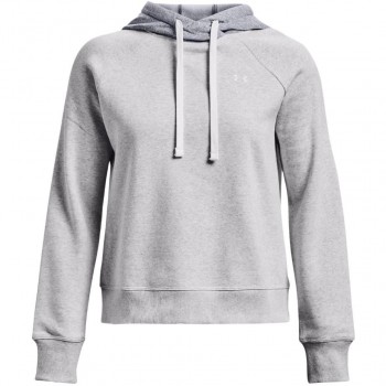 Women's Under Armour Rival Fleece CB Hoodie grey 1373031 014
