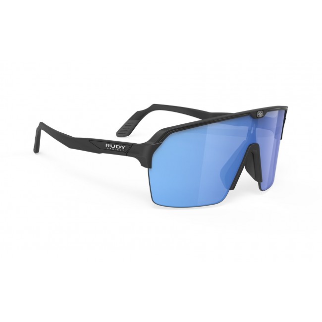Sunglasses Rudy Project SPINSHIELD AIR BLACK MATTE - Multilaser Blue
