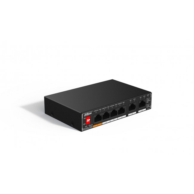Dahua Technology PoE SG1006P Unmanaged Gigabit Ethernet (10/100/1000) Power over Ethernet (PoE) Black Dahua Technology PoE SG1006P Unmanaged Gigabit Ethernet (10/100/1000) Power over Ethernet (PoE) Black