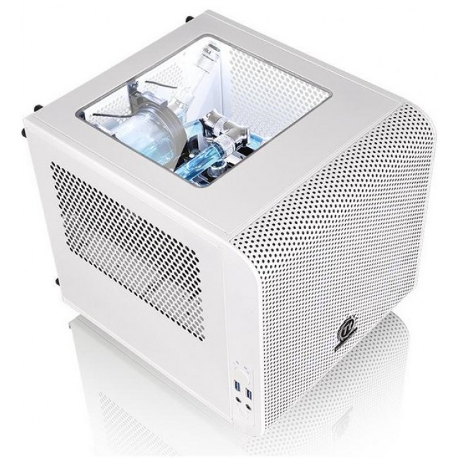 Thermaltake Core V1 Snow Edition Cube White Thermaltake Core V1 Snow Edition Cube White