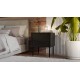Cama Bedside cabinet, 2 pcs. CORTINA 45x40x51 black