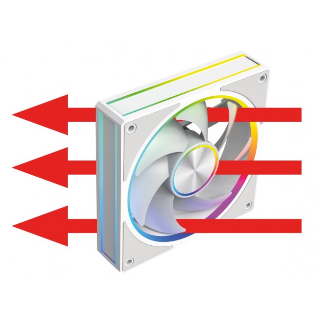 MODECOM VOLCANO LOOP 120 ARGB FAN White