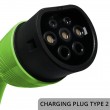 Qoltec Mobile EV Electric Car Charger 2in1 Type2 | 11kW | 400V | Wi-Fi | TUYA | SMART LIFE | LCD | Portable | Wallbox | 5m