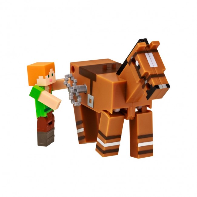 MINECRAFT S2 3D WIND-UP TOY - ALEX & HORSE MINECRAFT S2 3D WIND-UP TOY - ALEX & HORSE