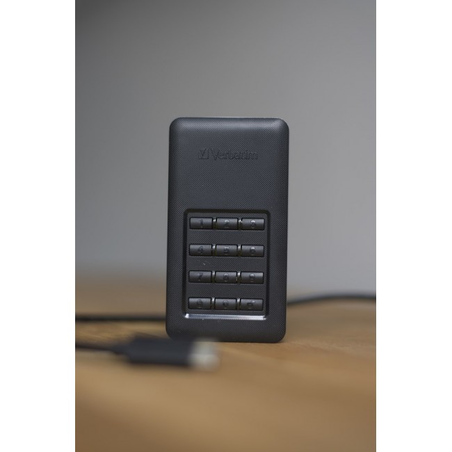 Verbatim Store 'n' Go Portable SSD with Keypad Access 256GB