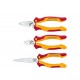Professional electric pliers set 1000V 3-pcs