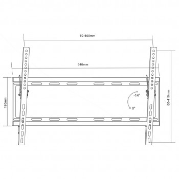 MACLEAN MC-605 TV Bracket 32-80