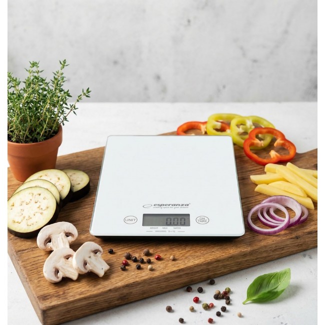 Esperanza EKS002W kitchen scale White Countertop Rectangle Electronic kitchen scale