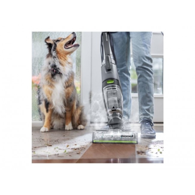 Bissell CrossWave Hydrosteam Pet Pro Upright vacuum AC Dry&wet Bagless 0 L 1100 W Black, Silver