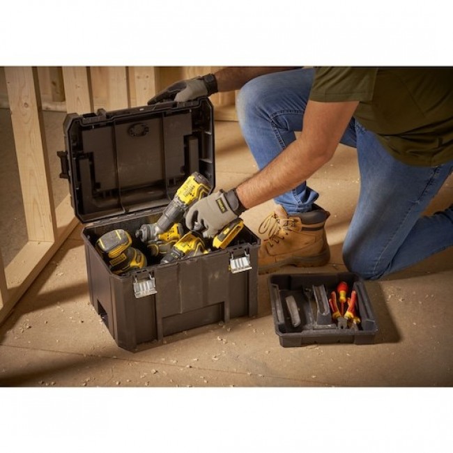 Stanley FATMAX PRO-STACK Tool hard case Black Stanley FATMAX PRO-STACK Tool hard case Black