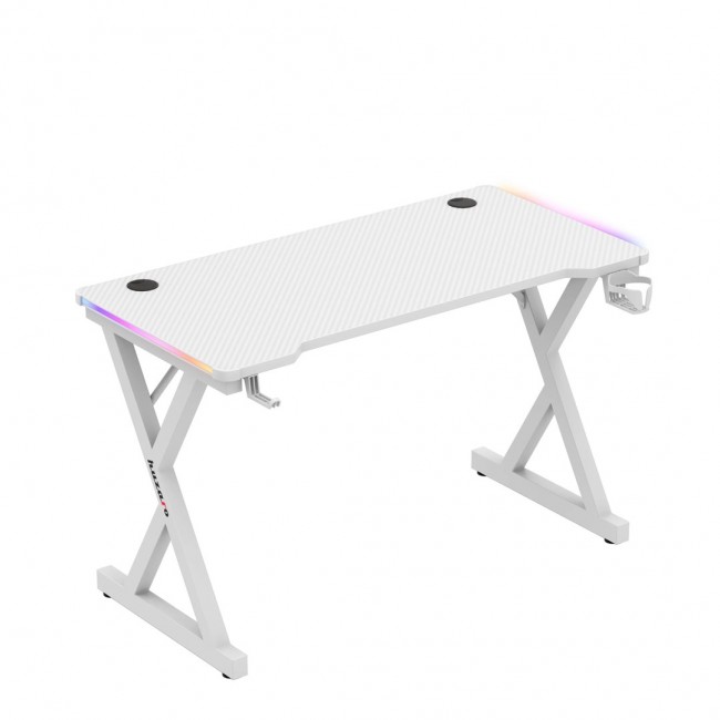 Huzaro Hero 2.3 RGB Gaming Desk white