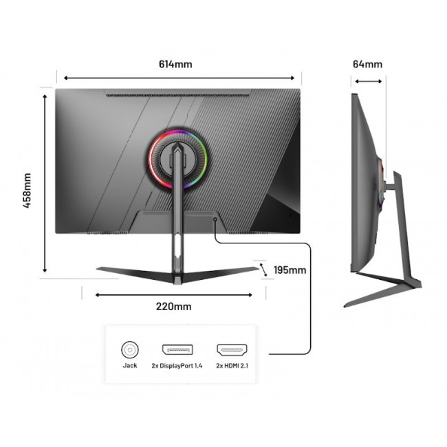 JAPANNEXT JN-I270UHD16FHD32 computer monitor 68.6 cm (27